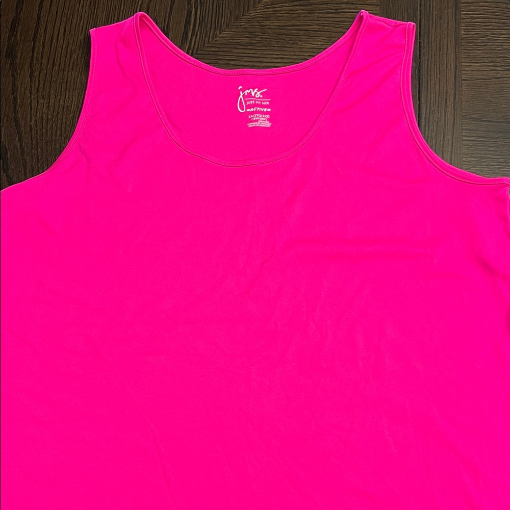 Just My Size Fuchsia Tank Top